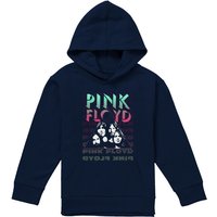 Pink Floyd The Band Youth Kids Pull-Over Hoodie, Navy | Size: 7-8 Years