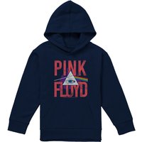 Pink Floyd Allseeing Prism Youth Kids Pull-Over Hoodie, Navy | Size: 12-13 Years