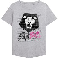 Kpop Demon Hunters Saja Graffiti Wall Fashion Tee Athl Heather