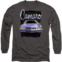 Chevrolet Camaro Long Sleeve T Shirt Charcoal Grey