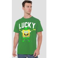 Squarepants St. PatrickS Day Lucky Bob T Shirt Hunter Green