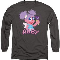 Flat Abby Long Sleeve T Shirt Charcoal
