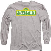 Logo Long Sleeve T Shirt Athletic Heather