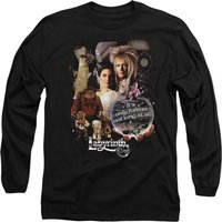 Jim Henson Labyrinth 25 Years Of Magic Long Sleeve T-Shirt, Black | Size: Medium