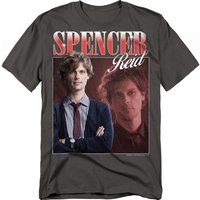 Spencer Reid Bootleg T Shirt Charcoal