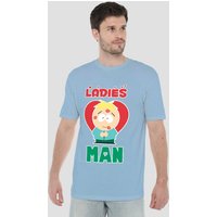ValentineS Day Butters Man T Shirt Light Blue