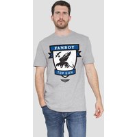 Fanboy Logo T Shirt Athletic Heather