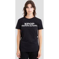 Kpop Demon Hunters White Logo T Shirt