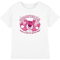 Disney Girl's Collection Lots-O'-Huggin Berry Kids T-Shirt in White | Size: 7-8 Years