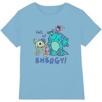 Disney Boy's Collection Mike & Sully Full Of Energy Kids T-Shirt in Blue | Size: 3-4 Years