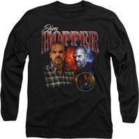 Season Four Jim Hopper Homage Long Sleeve T Shirt