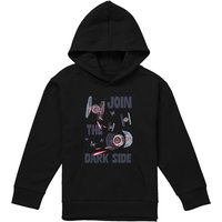 Disney Star Wars Join The Dark Side Tie Fighters Youth Kids Pull-Over Hoodie, Black | Size: 12-13 Years