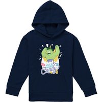 Marvel Easter Hulk Want Candy Youth Kids Pull-Over Hoodie, Navy | Size: 9-11 Years