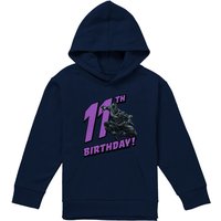 Marvel Black Panther Birthday 11 Youth Kids Pull-Over Hoodie, Navy | Size: 9-11 Years