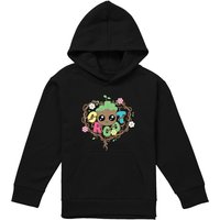Marvel Guardians Of The Galaxy Groot Heart Vines Youth Kids Pull-Over Hoodie, Black | Size: 7-8 Years