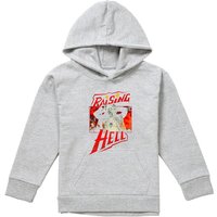 Eddie Munson Raising Hell Pull Over Hoodie Athletic Heather