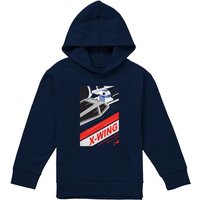Disney Star Wars R2D2 Xwing Droid Youth Kids Pull-Over Hoodie, Navy | Size: 12-13 Years