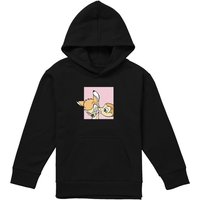 Disney Bambi Kiss Youth Kids Pull-Over Hoodie, Black | Size: 5-6 Years