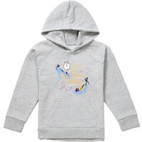 Disney Cinderella Glass Slippers, I Could Dance All Night Long Youth Kids Pull-Over Hoodie, Athletic Heather in Grey | Size: 12-13 Years