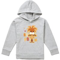 Disney Inside Out 2 Anxiety Youth Kids Pull-Over Hoodie, Athletic Heather in Grey | Size: 7-8 Years