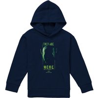 Marvel Secret Invasion They Are Here Youth Kids Pull-Over Hoodie, Navy | Size: 12-13 Years