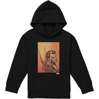 Marvel X-Men Wolverine Ready Youth Kids Pull-Over Hoodie, Black | Size: 9-11 Years