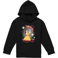 Disney Beauty & The Beast Birthday Princess With Belle & Chip Youth Kids Pull-Over Hoodie, Black | Size: 12-13 Years