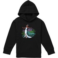Disney The Princess & The Frog Tiana Live Your Passion Youth Kids Pull-Over Hoodie, Black | Size: 9-11 Years