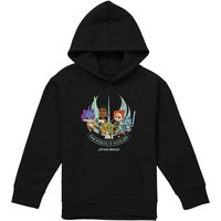 Disney Star Wars Young Jedi Adventure Force Is With Us Youth Kids Pull-Over Hoodie, Black | Size: 9-11 Years