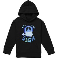 Disney Inside Out 2 Sadness Youth Kids Pull-Over Hoodie, Black | Size: 9-11 Years