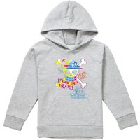 Jolly Roger Graffiti Pull Over Hoodie Athletic Heather
