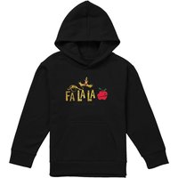 Disney Snow White Fa La La & All That Christmas Sparkle Youth Kids Pull-Over Hoodie, Black | Size: 5-6 Years