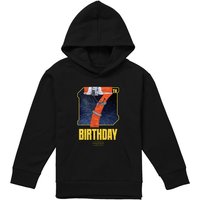 Disney Star Wars Xwing Pilot 7Th Birthday Space Youth Kids Pull-Over Hoodie, Black | Size: 9-11 Years