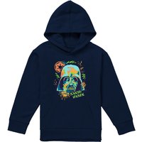 Disney Star Wars 90S Vader Youth Kids Pull-Over Hoodie, Navy | Size: 9-11 Years