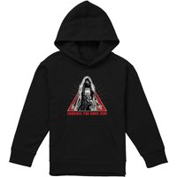 Disney Star Wars The Acolyte Embrace The Dark Side Of The Force Youth Kids Pull-Over Hoodie, Black | Size: 9-11 Years