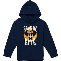Marvel Venom Bite Youth Kids Pull-Over Hoodie, Navy | Size: 9-11 Years