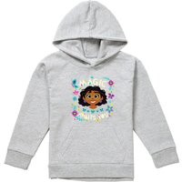 Disney Encanto Magic Awaits You Mirabel Youth Kids Pull-Over Hoodie, Athletic Heather in Grey | Size: 9-11 Years