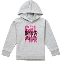 Disney Star Wars Ahsoka Girl Power Ketsu Sabine Hera Youth Kids Pull-Over Hoodie, Athletic Heather in Grey | Size: 12-13 Years
