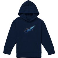 Disney Obiwan Kenobi Jedi Slash Youth Kids Pull-Over Hoodie, Navy | Size: 9-11 Years