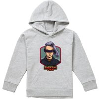 Disney Star Wars: Skeleton Crew Kb Badge Youth Kids Pull-Over Hoodie, Athletic Heather in Grey | Size: 5-6 Years