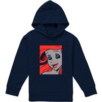 Disney Mermaid Era Youth Kids Pull-Over Hoodie, Navy | Size: 9-11 Years