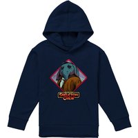 Disney Star Wars: Skeleton Crew Neel Badge Youth Kids Pull-Over Hoodie, Navy | Size: 9-11 Years