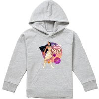 Pocahontas Follow Your Path Pull Over Hoodie Athletic Heather