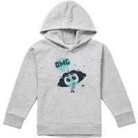 Disney Inside Out 2 Envy Youth Kids Pull-Over Hoodie, Athletic Heather in Grey | Size: 5-6 Years