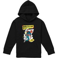Marvel Friendly Neighborhood Spiderman Homemade Suit Youth Kids Pull-Over Hoodie, Black | Size: 12-13 Years