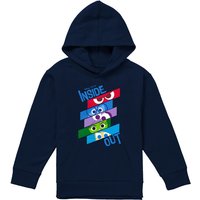 Disney Emotions Slice Youth Kids Pull-Over Hoodie, Navy | Size: 7-8 Years