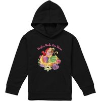Disney Princess Besties Shine With Ariel, Rapunzel, Tiana Youth Kids Pull-Over Hoodie, Black | Size: 7-8 Years