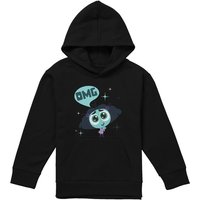 Disney Inside Out 2 Envy Youth Kids Pull-Over Hoodie, Black | Size: 12-13 Years