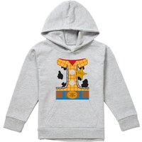 Disney Toy Story Woody Costume Youth Kids Pull-Over Hoodie, Athletic Heather in Grey | Size: 12-13 Years