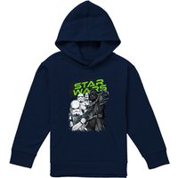 Star Wars Galactic Empire Darth Vader Sketch Pull Over Hoodie
